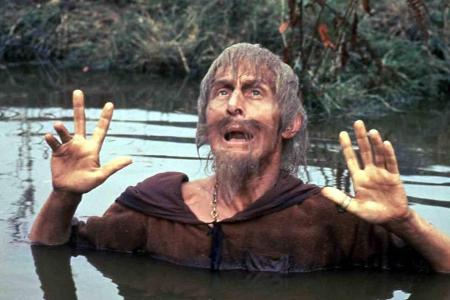 Geoffrey Bayldon in seiner Rolle als Catweazle