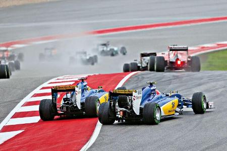 Formel 1 - Saison 2015 - Felipe Nasr - Marcus Ericsson - Sauber - GP USA 2015