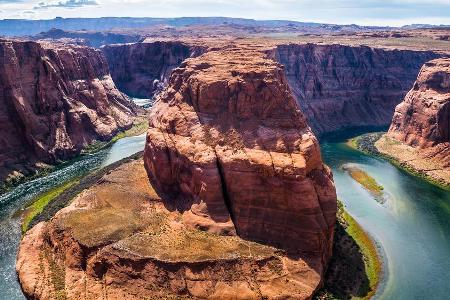 Der Grand Canyon, hier der berühmte Horseshoebend, gehört mit Sicherheit zu den absoluten Highlights der USA. Auf den kommen...