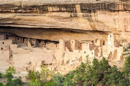 Colorado: Der Mesa Verde National Park ist berühmt für seine hervorragend erforschten archäologischen Stätten. Die Felsbehau...