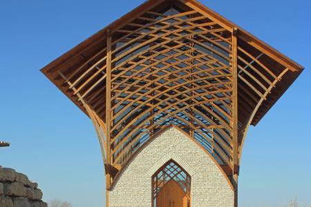 Nebraska: Der Holy Family Shrine ist eine katholische Kapelle, die zwischen den beiden Städten Omaha und Lincoln 