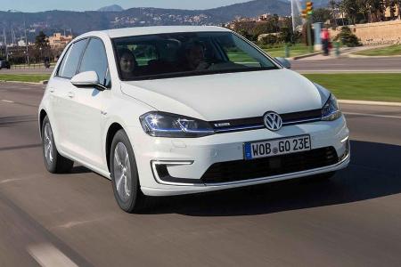 Gut 200 Kilometer elektrische Reichweite: der modellgepflegte VW e-Golf