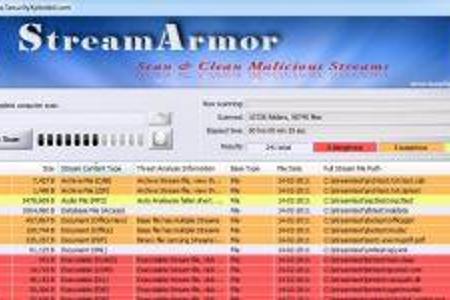 Mit Stream Armor können Sie die Alternativen Datenströme (ADS) auf versteckte Dateien untersuchen und so auch schädliche EXE...