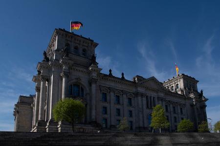 Der Sitz des Bundestages: Das Reichstagsgebäude in Berlin.