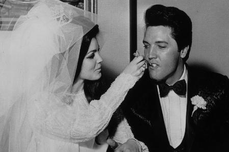 Priscilla und Elvis Presley