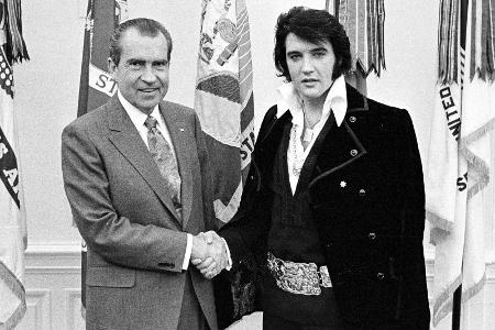 Elvis Presley und Richard Nixon