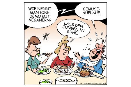 Cartoons zu trendigen Themen