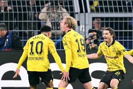 BVB vs. Atlético Madrid: Noten und Einzelkritik - Borussia Dortmund hat am Dienstagabend in einer unfassbaren Dramatik das Halbfinale der Champions League erreicht. Nach der 1:2-Niederlage im Hinspiel gewann die Terzic-Elf gegen Atlético Madrid diesmal mit 4:2. Alle BVB-Stars in der Einzelkritik.