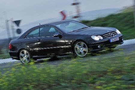 Mercedes CLK 63 AMG Coupé, Seitenansicht