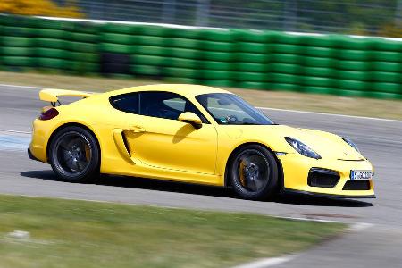 Porsche Cayman GT4, Seitenansicht