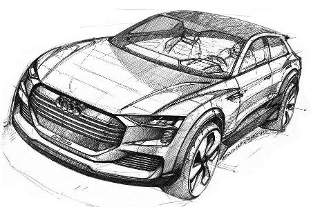 Audi H-Tron Quattro Concept Detroit 2016