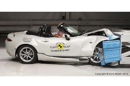 10/2015 EuroNCAP Crashtest Mazda MX-5.