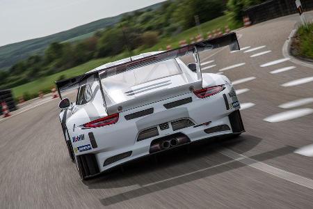 Porsche GT3 R Rennstrecke Seite