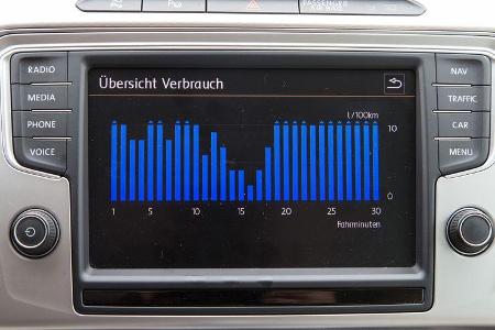 VW Passat 2.0 TDI, Anzeige, Infotainment