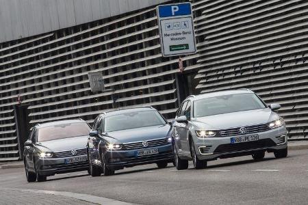 VW Passat GTE, VW Passat 2.0 TDI, VW Passat 2.0 TSI