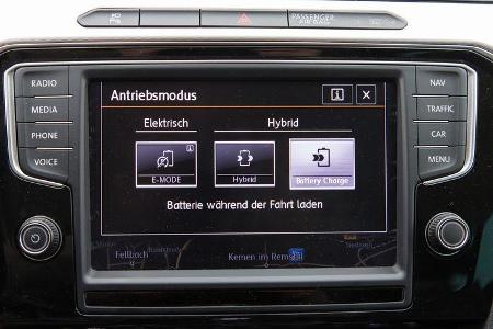 VW Passat GTE, Anzeige, Infotainment