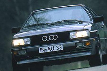 Grünes Monster. Der Quattro wirkt nicht nur von hinten böse.