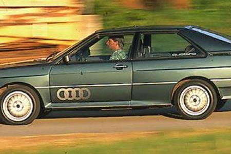 Die frühen Quattro sind eine reizvolle Mischung aus rustikalem Charme und ungestümer Leistung.