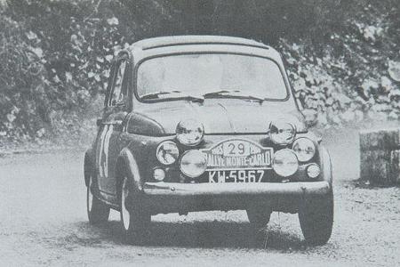 Reife Leistung: Sobieslaw Zasada bei der Rallye Monte-Carlo 1965. Ergebnis: Klassensieg und 18. Gesamtrang.