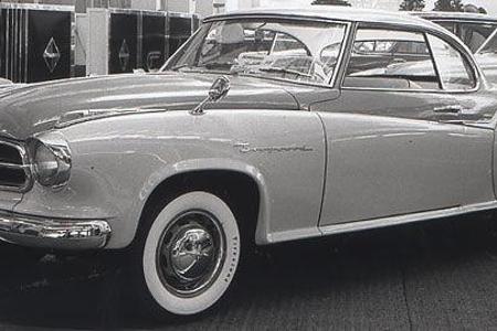 Frühes Coupé auf dem Genfer Salon 1957.