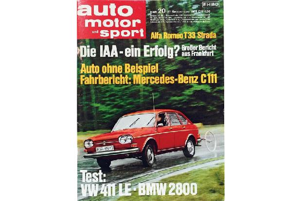 VW 411 LE, auto motor und sport-Titel 1969