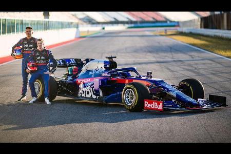 Alex Albon & Daniil Kvyat - Toro Rosso STR14 - Shakedown - Misano - Formel 1 - 2019