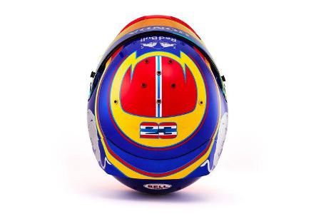 Helm - Alex Albon - Toro Rosso - 2019