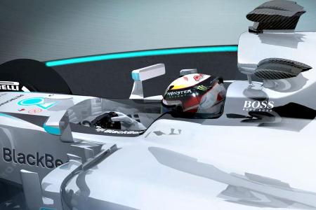 Formel 1 Cockpitschutz - Piola Animation 2015
