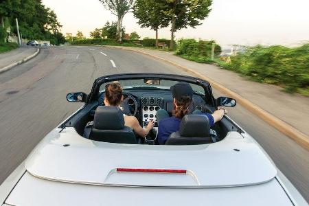 Alfa Romeo Spider 2.0 TS, Fahrersicht