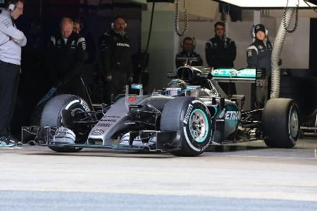 Nico Rosberg - Mercedes - Formel 1-Test - Barcelona - 23. Februar 2016