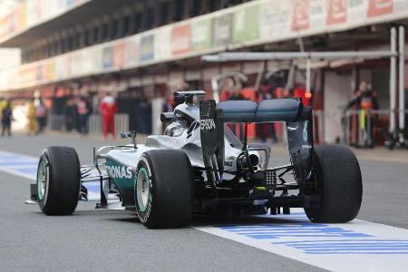 Nico Rosberg - Mercedes - Formel 1-Test - Barcelona - 23. Februar 2016