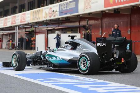Nico Rosberg - Mercedes - Formel 1-Test - Barcelona - 23. Februar 2016