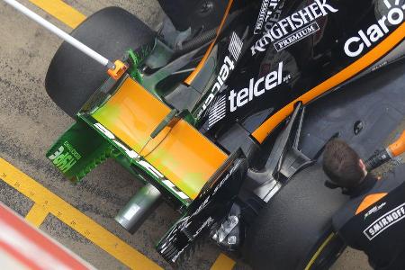 Sergio Perez - Force India - Formel 1-Test - Barcelona - 23. Februar 2016