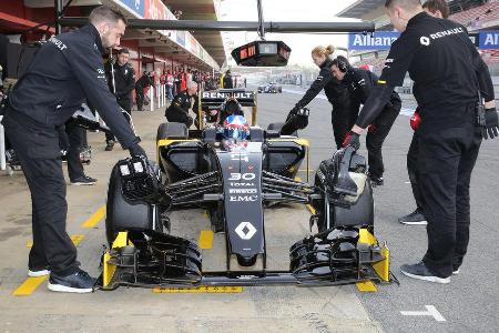 Jolyon Palmer - Renault F1 - Formel 1-Test - Barcelona - 23. Februar 2016
