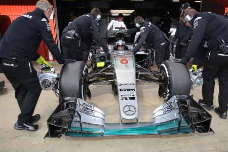 Nico Rosberg - Mercedes - Formel 1-Test - Barcelona - 23. Februar 2016