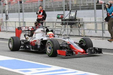 Esteban Gutierrez - HaasF1 - Formel 1-Test - Barcelona - 23. Februar 2016
