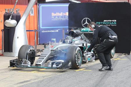 Nico Rosberg - Mercedes - Formel 1-Test - Barcelona - 23. Februar 2016