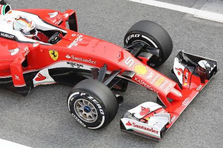 Sebastian Vettel - Ferrari - Formel 1-Test - Barcelona - 23. Februar 2016