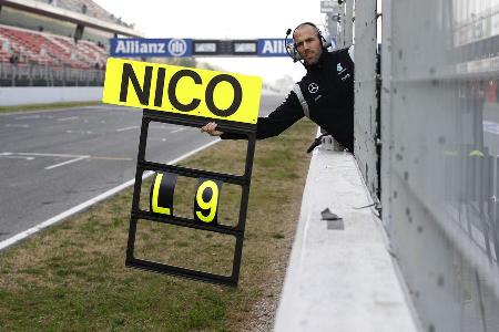 Nico Rosberg - Mercedes - Formel 1-Test - Barcelona - 23. Februar 2016