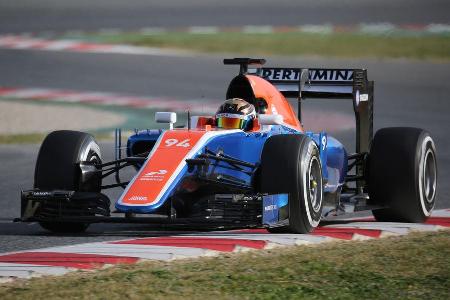 Pascal Wehrlein - Manor Racing - Formel 1-Test - Barcelona - 23. Februar 2016