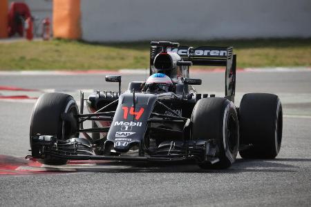 Fernando Alonso - McLaren - Formel 1-Test - Barcelona - 23. Februar 2016