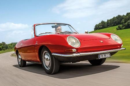 Fiat 850 Spider, Frontansicht