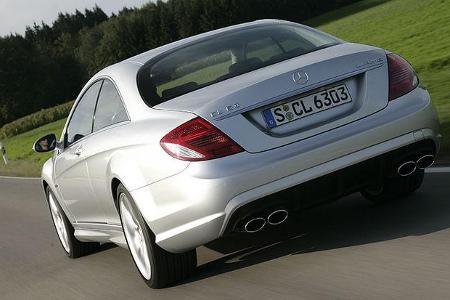 Das CL 63 AMG Coupé ist schon optisch ein Trumm von einem Auto. Das CL 63 AMG Coupé ist schon optisch ein Trumm von einem Auto.