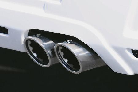 Motortuning bietet Brabus für Diesel- und Benzin-Modelle an. So kann beispielsweise der GLK 320 CDI um 48 PS auf 272 PS gest...