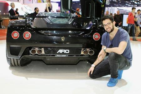 Arash AF10, Hybrid-Supersportwagen, Sitzprobe in Genf 2016