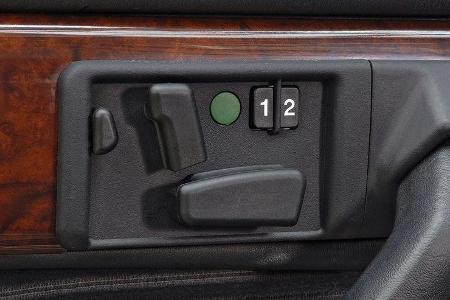 Mercedes S-Klasse, W126, elektrische Sitzverstellung