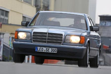 Mercedes 380 SE–560 SEL (W126), Frontansicht