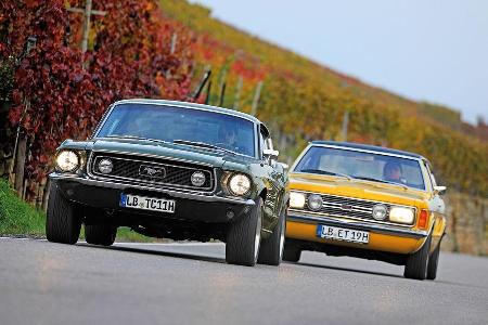 Ford Mustang V8, Ford Taunus 2300 GXL, Frontansicht