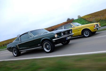 Ford Mustang V8, Ford Taunus 2300 GXL, Seitenansicht