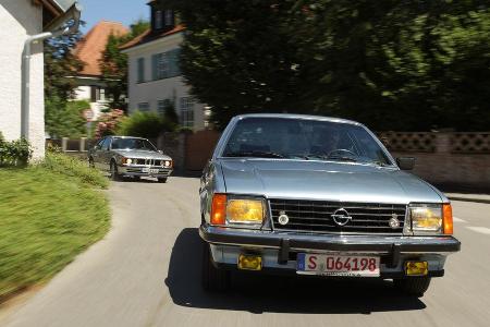 BMW 635 CSi, Opel Monza 3.0 E, Frontansicht